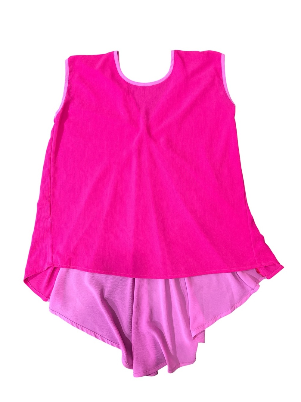 Concubine Hot Pink Hi-Lo Tank Top sz S